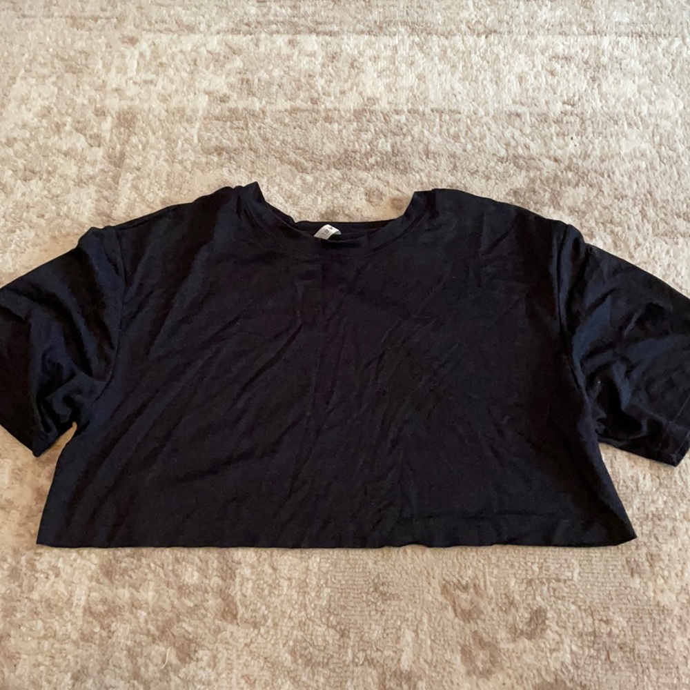 Fabletics black crop top